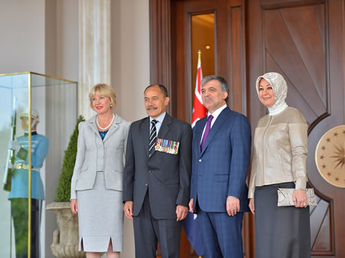 Governor-General of New Zealand at the Çankaya Presidential Palace